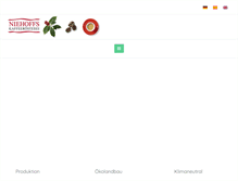 Tablet Screenshot of niehoff-kaffee.de
